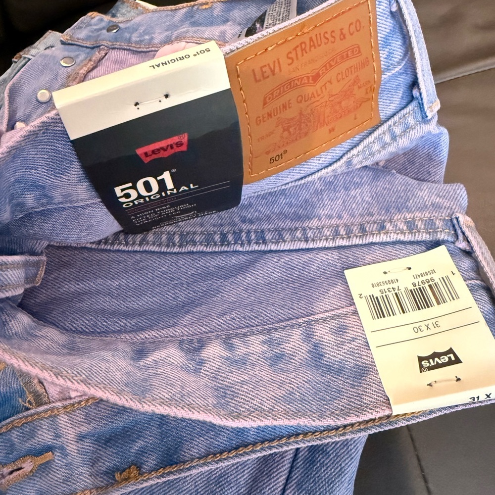 Levi's Women's 501 Original Jeans - Light Pink